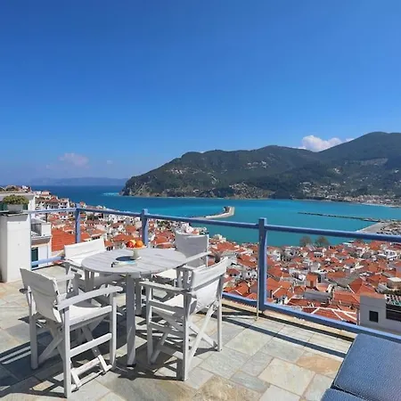 Blue Spiridon With Amazing Views Apartment Skopelos Town