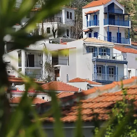 Blue Spiridon With Amazing Views Skopelos Town